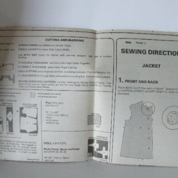 Santa Claus costume sewing pattern uncut McCall's Christmas Pere Noel vintage - Picture 5 of 8